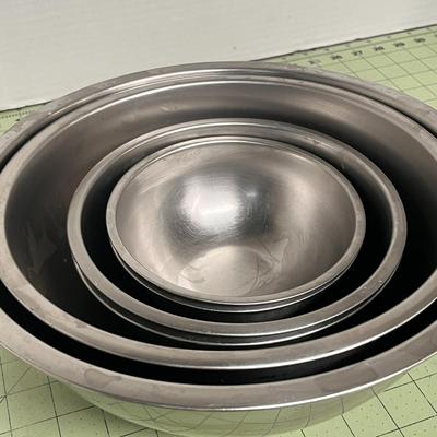 Sale Photo Thumbnail #143: Lightweight Polished stainless steel Bowls.