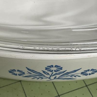 Sale Photo Thumbnail #176: Pattern: Blue Cornflower, Color: White Base With Blue Floral Decal.
