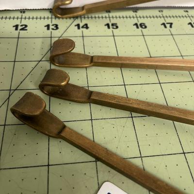 Sale Photo Thumbnail #203: The set includes a slotted spatula, skimmer spoon, ladle, and meat fork.