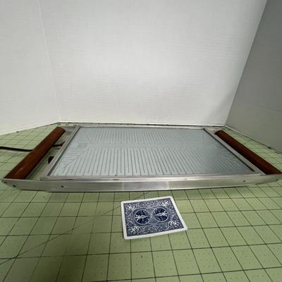 Sale Photo Thumbnail #257: Includes Sleek Metal Plating and Classic Wood Handles.