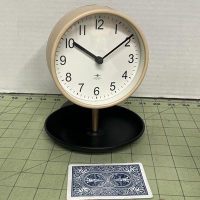 Sale Photo Thumbnail #400: Round Wood Frame and Black Base.
