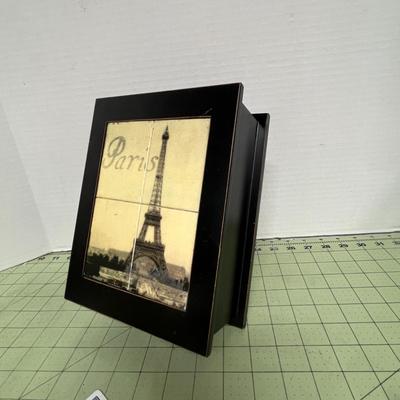 Sale Photo Thumbnail #406: Its Includes black wooden keepsake box and Matching Journal-Style Notebook.