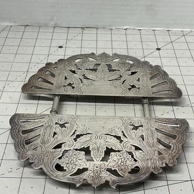Sale Photo Thumbnail #516: Cutout Filigree Floral and Scrollwork Design.