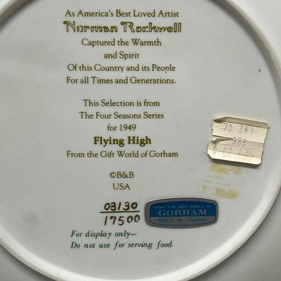 Sale Photo Thumbnail #520: Flying High inspired by Norman Rockwell Four Seasons series.