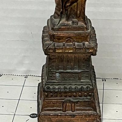 Sale Photo Thumbnail #524: Heavy cast metal and Patina Finish.