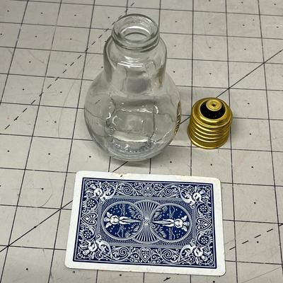 Sale Photo Thumbnail #529: Includes Novelty Light Bulb Jar & Murano-Style Art Glass Paperweight.
