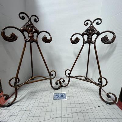 Sale Photo Thumbnail #616: Wrought iron with dark bronze patina Finish.