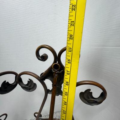 Sale Photo Thumbnail #619: Wrought iron with dark bronze patina Finish.