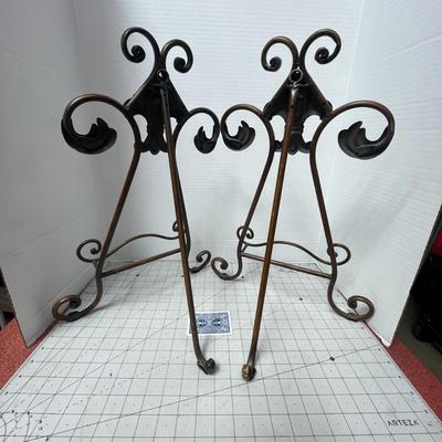 Sale Photo Thumbnail #618: Wrought iron with dark bronze patina Finish.