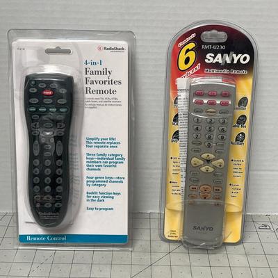 Sale Photo Thumbnail #645: Includes RadioShack 4-in-1 & Sanyo 6-in-1 Remotes