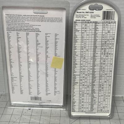 Sale Photo Thumbnail #646: Includes RadioShack 4-in-1 & Sanyo 6-in-1 Remotes