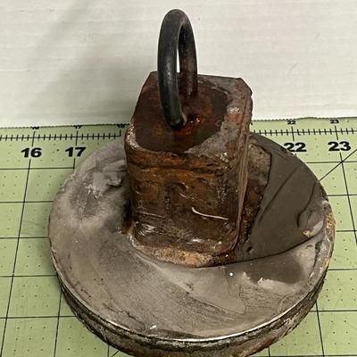 Sale Photo Thumbnail #768: Heavy metal anchor, approximately 5-10 lbs, durable construction.