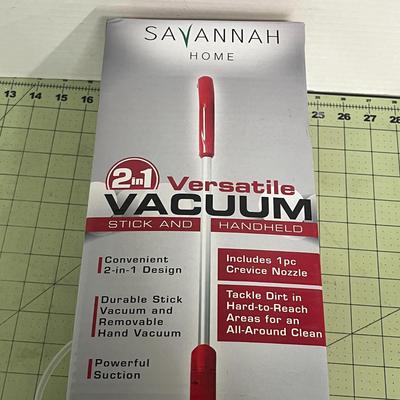 Sale Photo Thumbnail #791: Lightweight stick vacuum with powerful suction and removable handheld cleaner(110 Volt, 60 HZ and 600W)