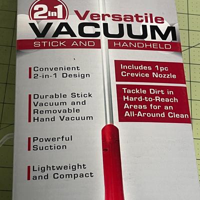 Sale Photo Thumbnail #789: Lightweight stick vacuum with powerful suction and removable handheld cleaner(110 Volt, 60 HZ and 600W)