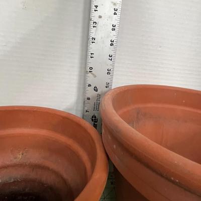 Sale Photo Thumbnail #798: Durable clay pots perfect for plants, flowers, herbs, or decor.