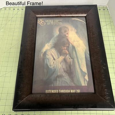 Sale Photo Thumbnail #799: Elegant black frame fits 11x17 art or photographs beautifully.