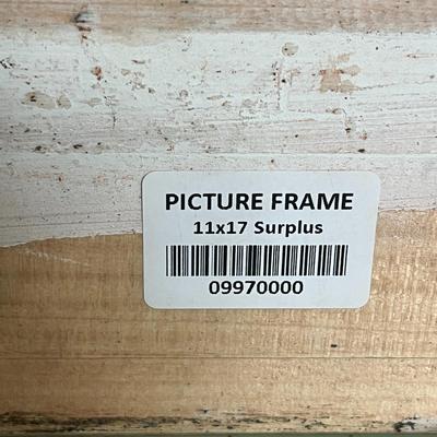 Sale Photo Thumbnail #866: Includes Moroni artwork 16x20 with chipped frame taped in place and 11x17 surplus picture frame.