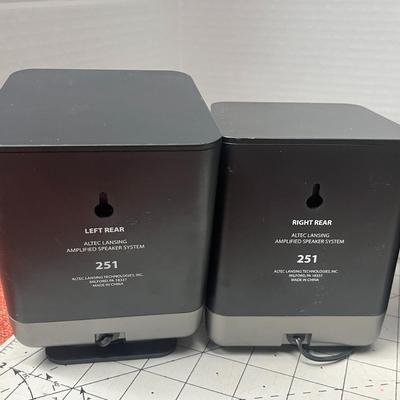 Sale Photo Thumbnail #871: 5.1 surround sound speakers with subwoofer, powerful audio for computers.