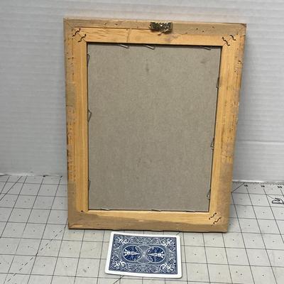 Sale Photo Thumbnail #1006: Framed 8x10 art with charming illustrated proverbs