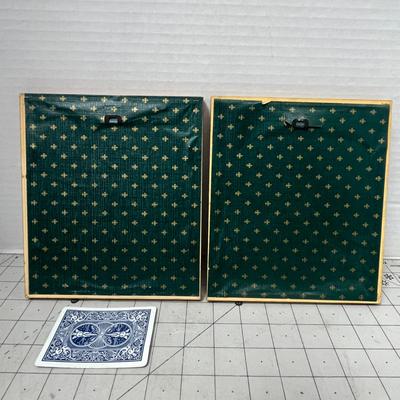 Sale Photo Thumbnail #1011: Two floral artworks, each 6.75 x 7.75 inches