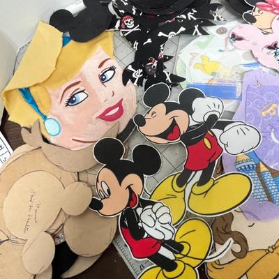 Sale Photo Thumbnail #1074: Includes Mickey, Minnie, Disney, cartoons, lace appliqués