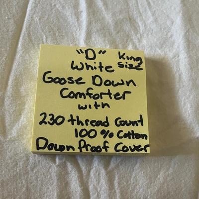 Sale Photo Thumbnail #1084: 230 thread count, 100% cotton, down-proof cover