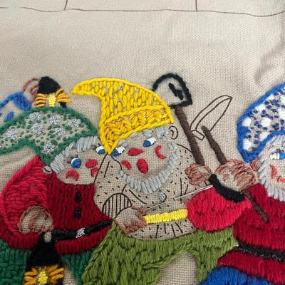 Sale Photo Thumbnail #1133: Includes canvas, yarn, needles, instructions to finish