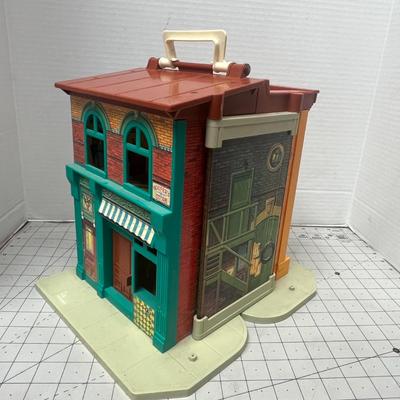 Sale Photo Thumbnail #1175: Vintage playset with Hooper’s Store.