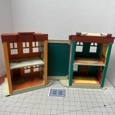 Sale Photo Thumbnail #1172: Vintage playset with Hooper’s Store.