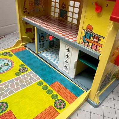 Sale Photo Thumbnail #1210: Vintage portable children’s hospital playset fun!