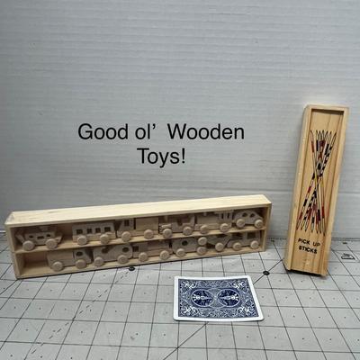 Sale Photo Thumbnail #1216: Classic handcrafted wooden toys for timeless fun!