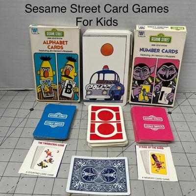 Sale Photo Thumbnail #1221: Fun alphabet and number learning card games!
