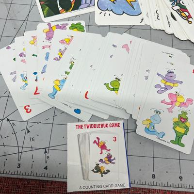 Sale Photo Thumbnail #1224: Fun alphabet and number learning card games!