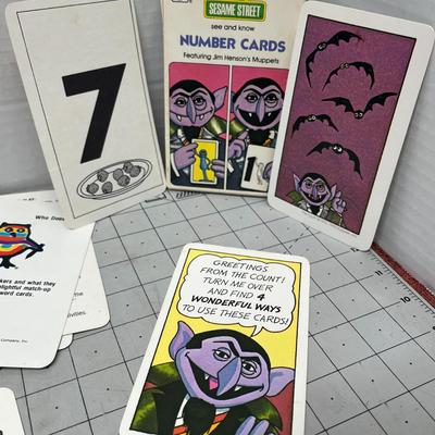 Sale Photo Thumbnail #1225: Fun alphabet and number learning card games!