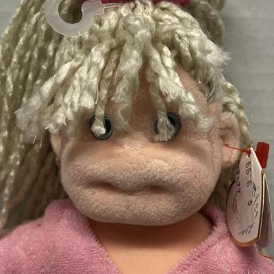 Sale Photo Thumbnail #1286: 12" plush girl doll with original tag