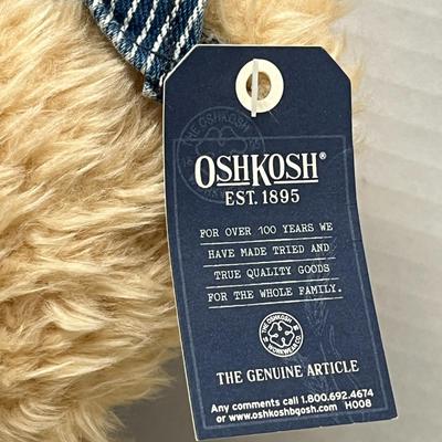 Sale Photo Thumbnail #1293: Plush bear in denim dress, brand new