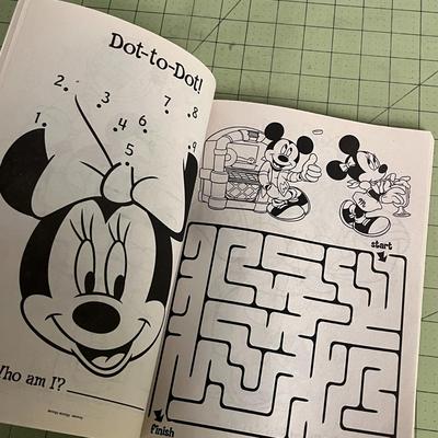 Sale Photo Thumbnail #1316: Mickey & Minnie tear-out pages, fun scenes inside