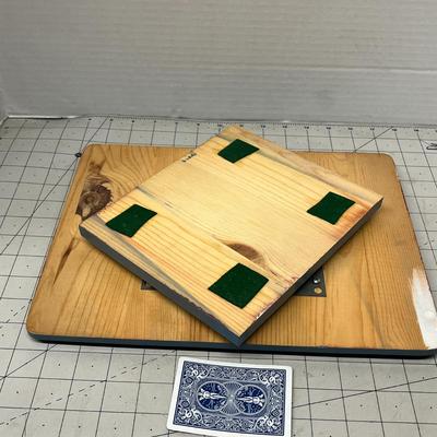 Sale Photo Thumbnail #1321: Blue platform spins smoothly, ideal for crafts