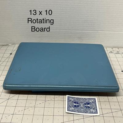 Sale Photo Thumbnail #1320: Blue platform spins smoothly, ideal for crafts