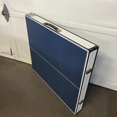 Sale Photo Thumbnail #1332: 59x26.5x27.5" table, compact fold, Great for beer pong or small areas! missing net.