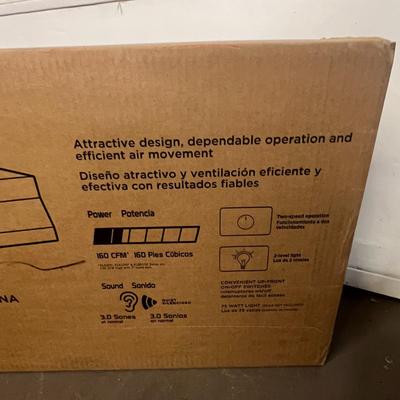 Sale Photo Thumbnail #1366: Black finish, new in box, efficient air movement