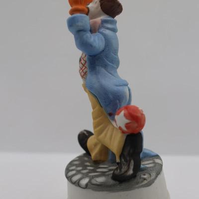 Vintage Clown Rotating Music Box