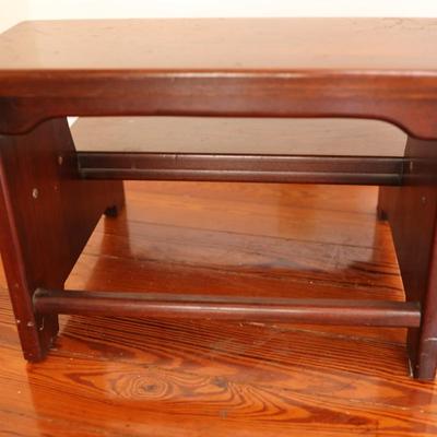 Vintage Traditional Bed Steps Stool