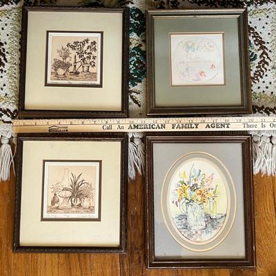 Lot 234 Small flower prints