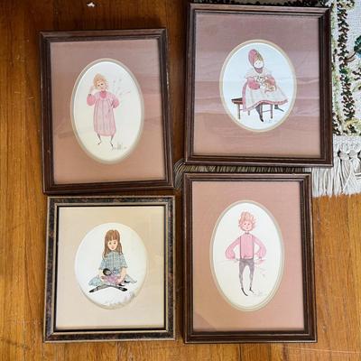 Lot 235 Small children prints