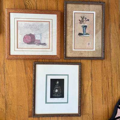 Lot 239 Small still life prints