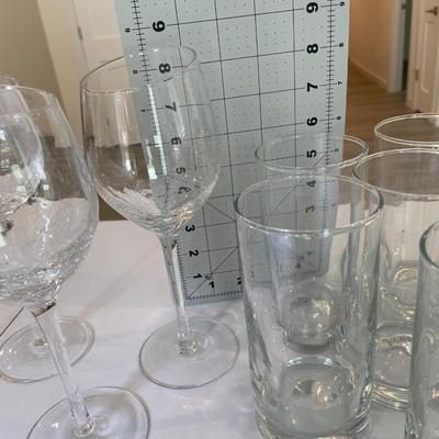 Pier 1 Crackle Wine Glasses & more