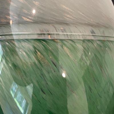 Tall Glass Vase Grey/Green