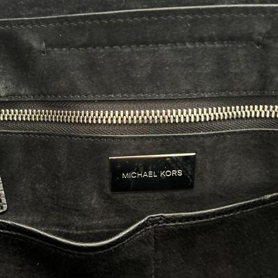 Michael Kors Collection - Miranda Handbag - Pebbled Leather Black