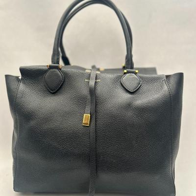 Michael Kors Collection - Miranda Tote Bag - Pebbled Leather Black